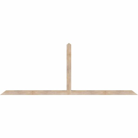 Ekena Millwork Portland Smooth Timber Gable Bracket, Douglas Fir, 108"W x 40"H x 3 1/2"D x 3 1/2"F, 9/12 Pitch GBW108X40X0404POR00SDF